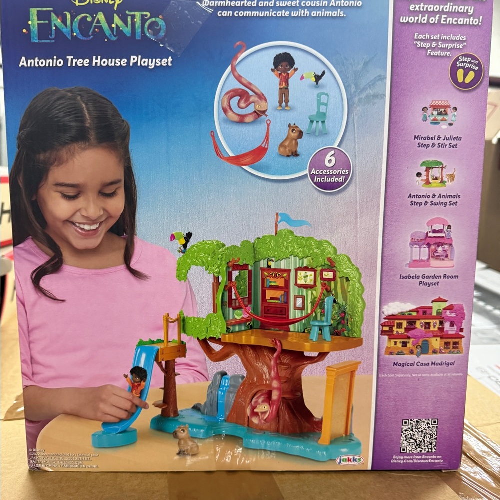 Disney Encanto Antonio Tree House Playset - Green and Brown - Picture 2 of 4